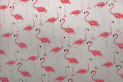Flamingo fabric pattern