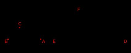 Two similar triangles $$\triangle \text{ABC}$$ and $$\triangle \text{DEF}$$ where the side $$\text{AC}$$ is unknown.