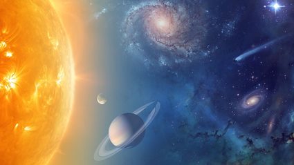 artystyczne wyobrażenie obiektów astronomicznych