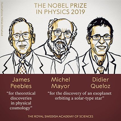 Physics Nobel prize winners 2019