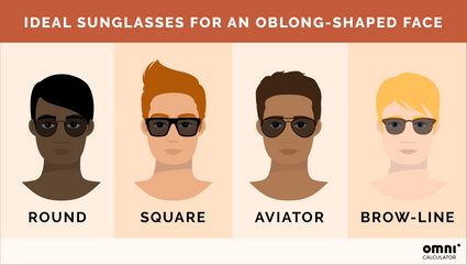 Face shape: oblong