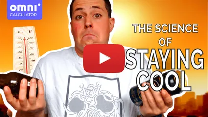 Science of cooling drinks.