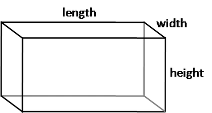 Rectangular prism.