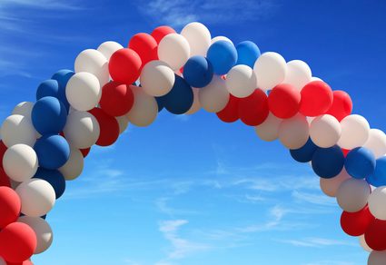 A balloon arch