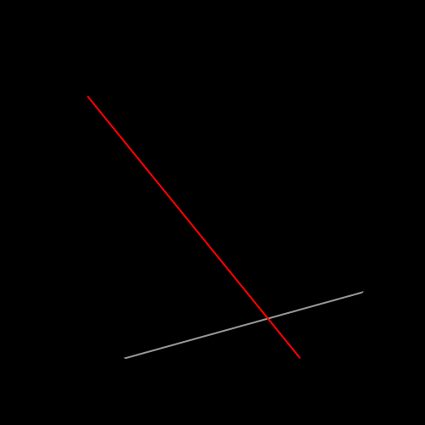 Two chords in a circle compared to the length of the side of the inscribed triangle.