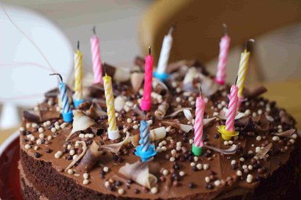 Image of a birthday cake.