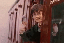 Harry Potter waving