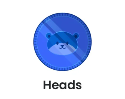 Heads side of a coin