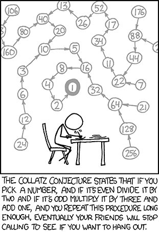 Collatz by XKCD