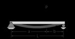 Illustration of a simply-supported beam subjected to a point load at distance "a" from the left support.
