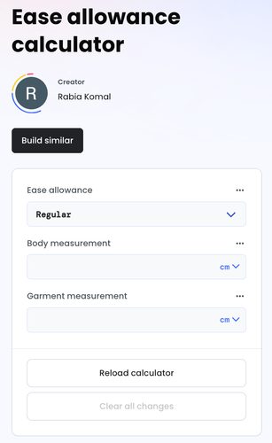 Ease Allowance Calculator