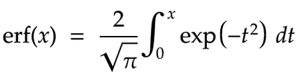 error function formula