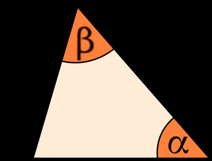 AAS triangle: One side an oposite and adjacent angles.
