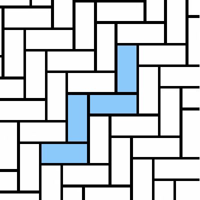 herringbone tessellation pattern