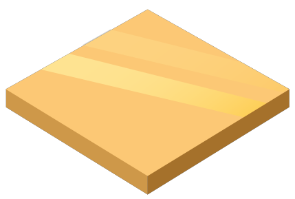 A gold sheet