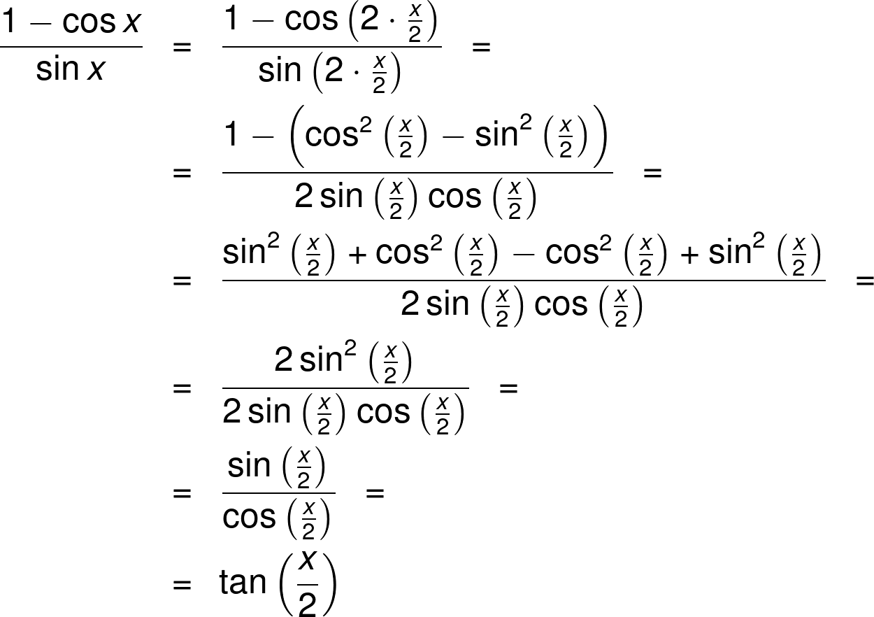 Half Angle Calculator