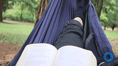 relax in a hammock