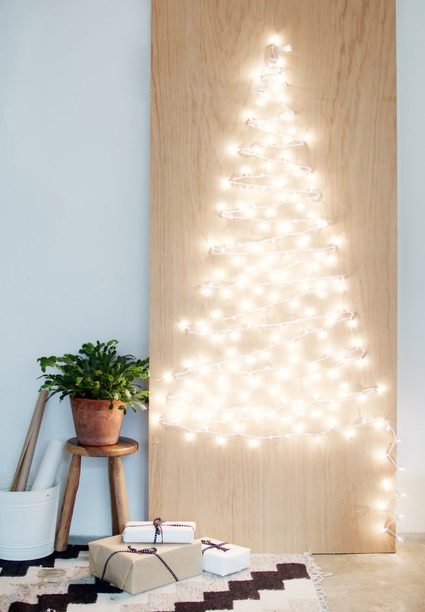 Christmas tree alternatives calculator: string light tree