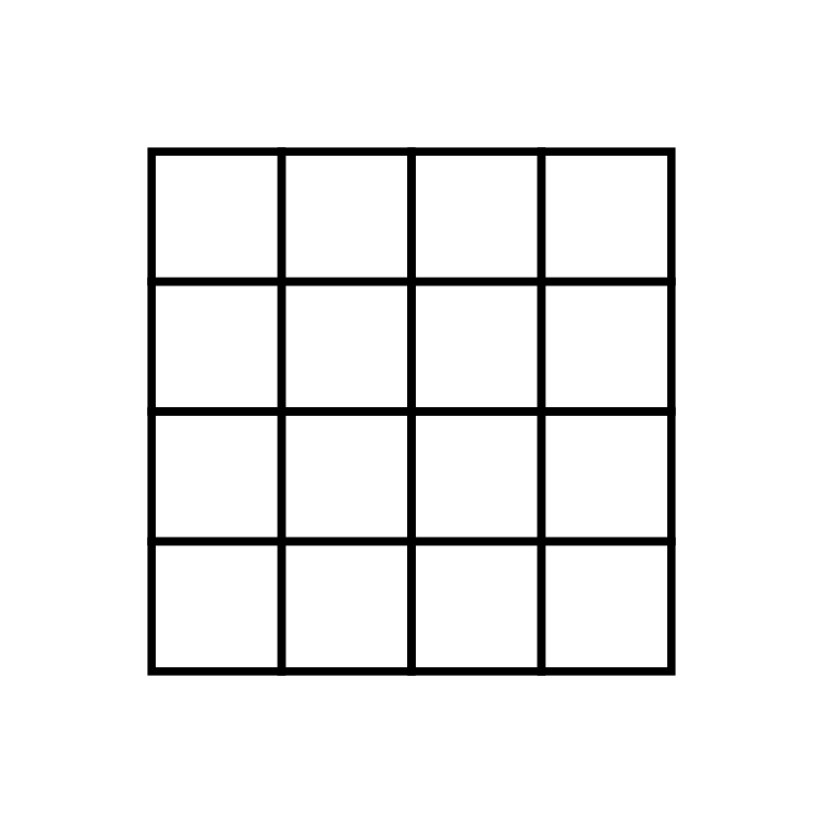 4by4 magic square