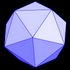 The picture of a regular icosahedron