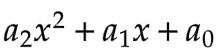 The polynomial P(X).