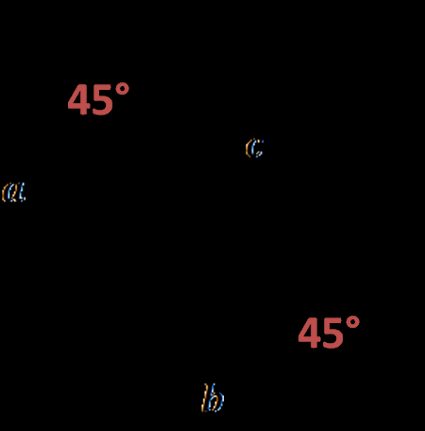 Triangolo isoscele rettangolo