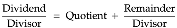 Polynomial division result.