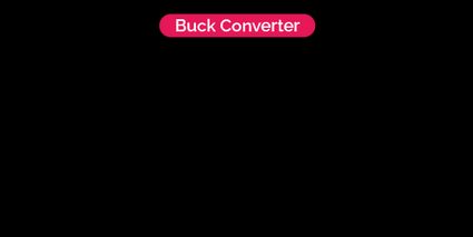 Showing buck converter diagram.